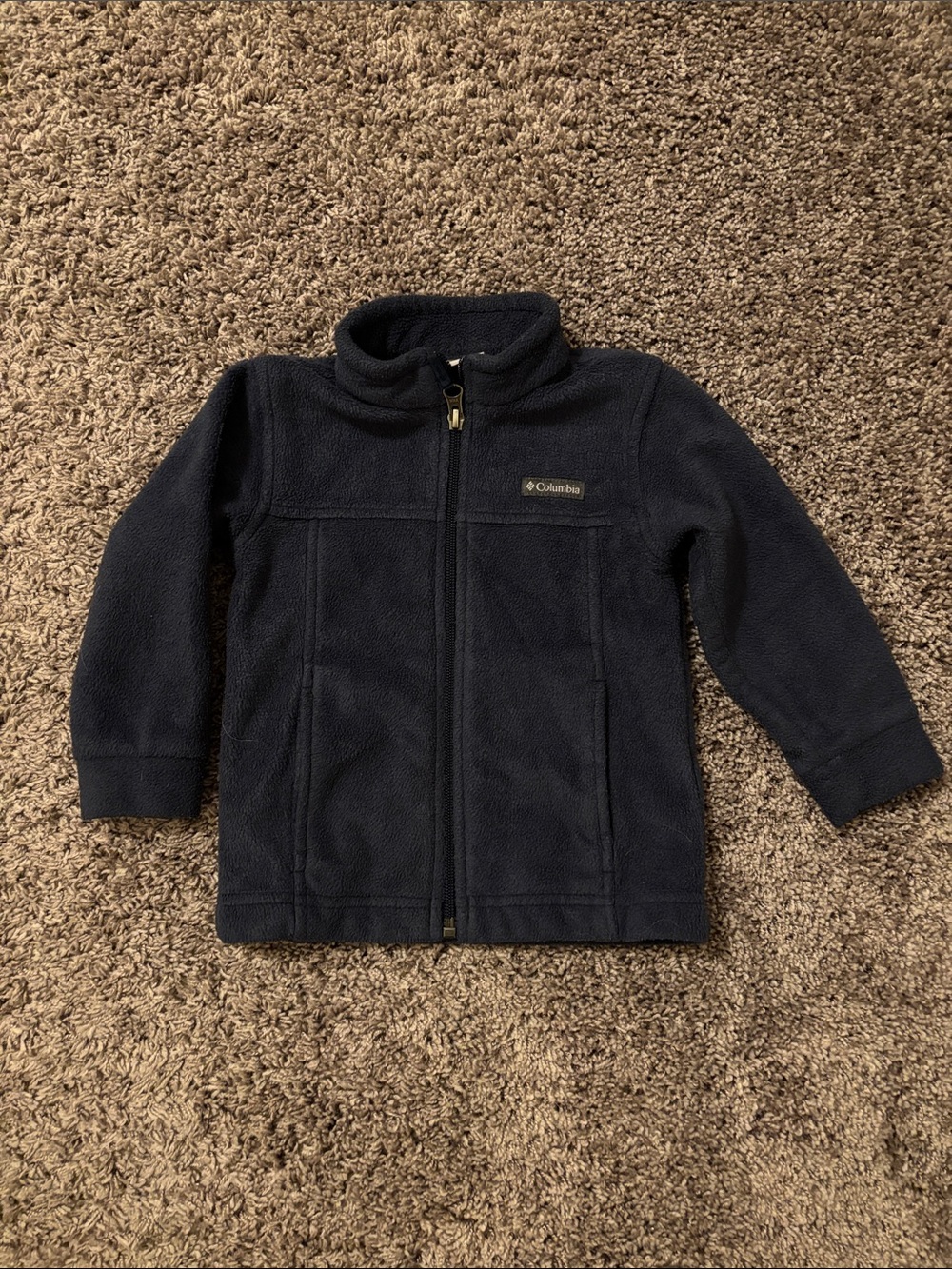 Columbia Navy Full-Zip Fleece Jacket